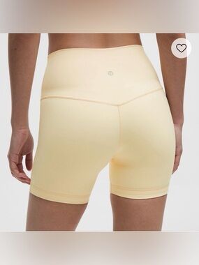 Lululemon Butter Cream Align No line Short 6”